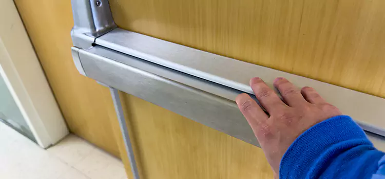 Installing a Push Bar on a Door Prescott Valley